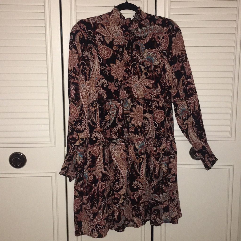 Black Motif Dress By Anthropologie